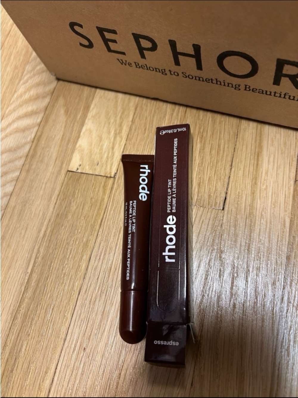 Rhode Peptide Lip Tint Glaze Espresso Hailey Bieber Limited Edition NEW